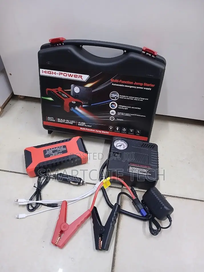 Powerful 12V Car Jump Starter With Fast Tyre Inflation