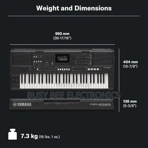 Yamaha PSR-E583 61-Key Touch-Sensitive Portable Keyboard