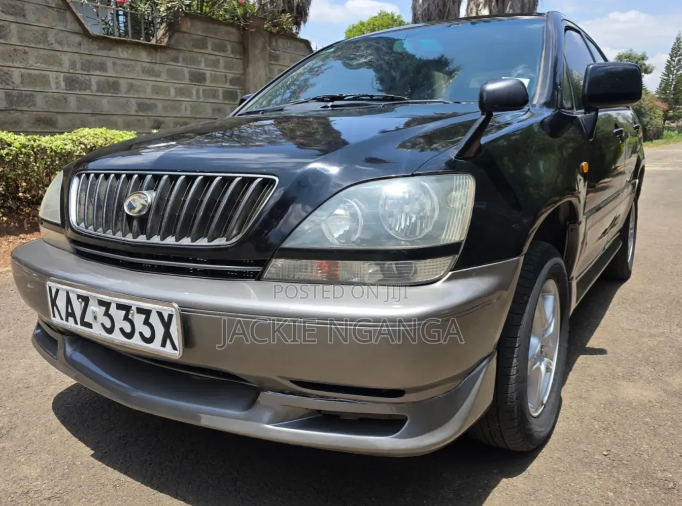 Toyota Harrier 2002 Black