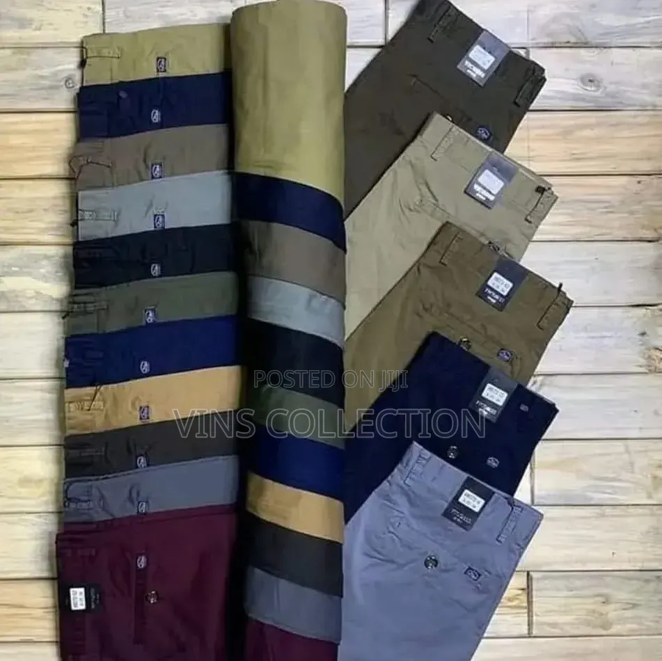 Non-Fading Khaki Trousers