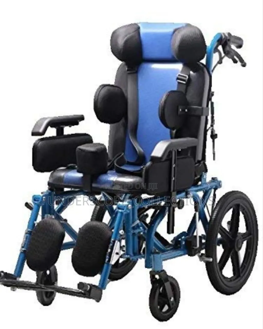 Specialized Blue Cerebral Palsy (CP) Reclining Wheelchair