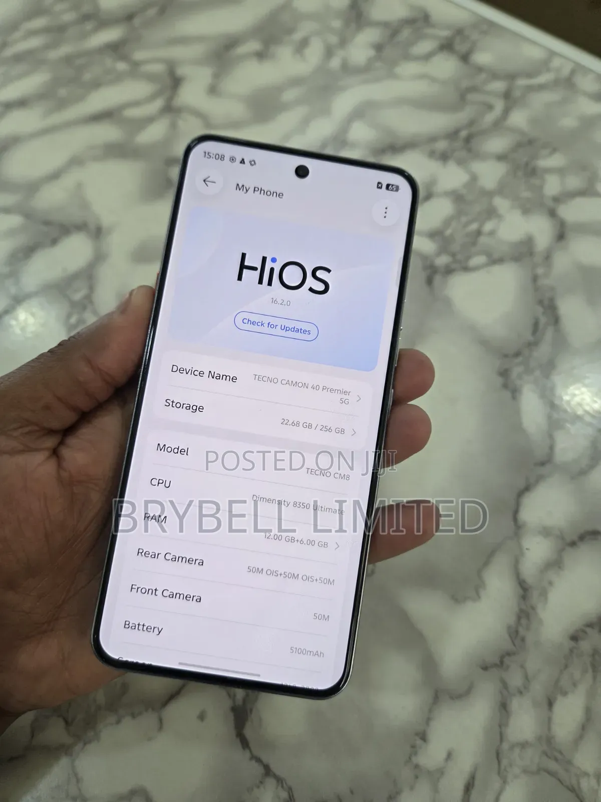 Tecno Camon 40 Premier 5G 256 GB Blue