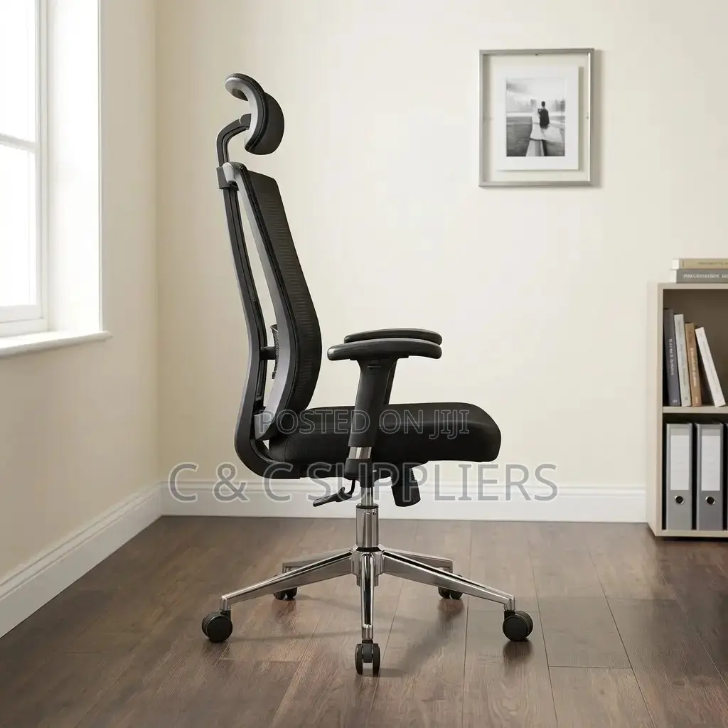 Executive Mesh Chair With Lumber Support.