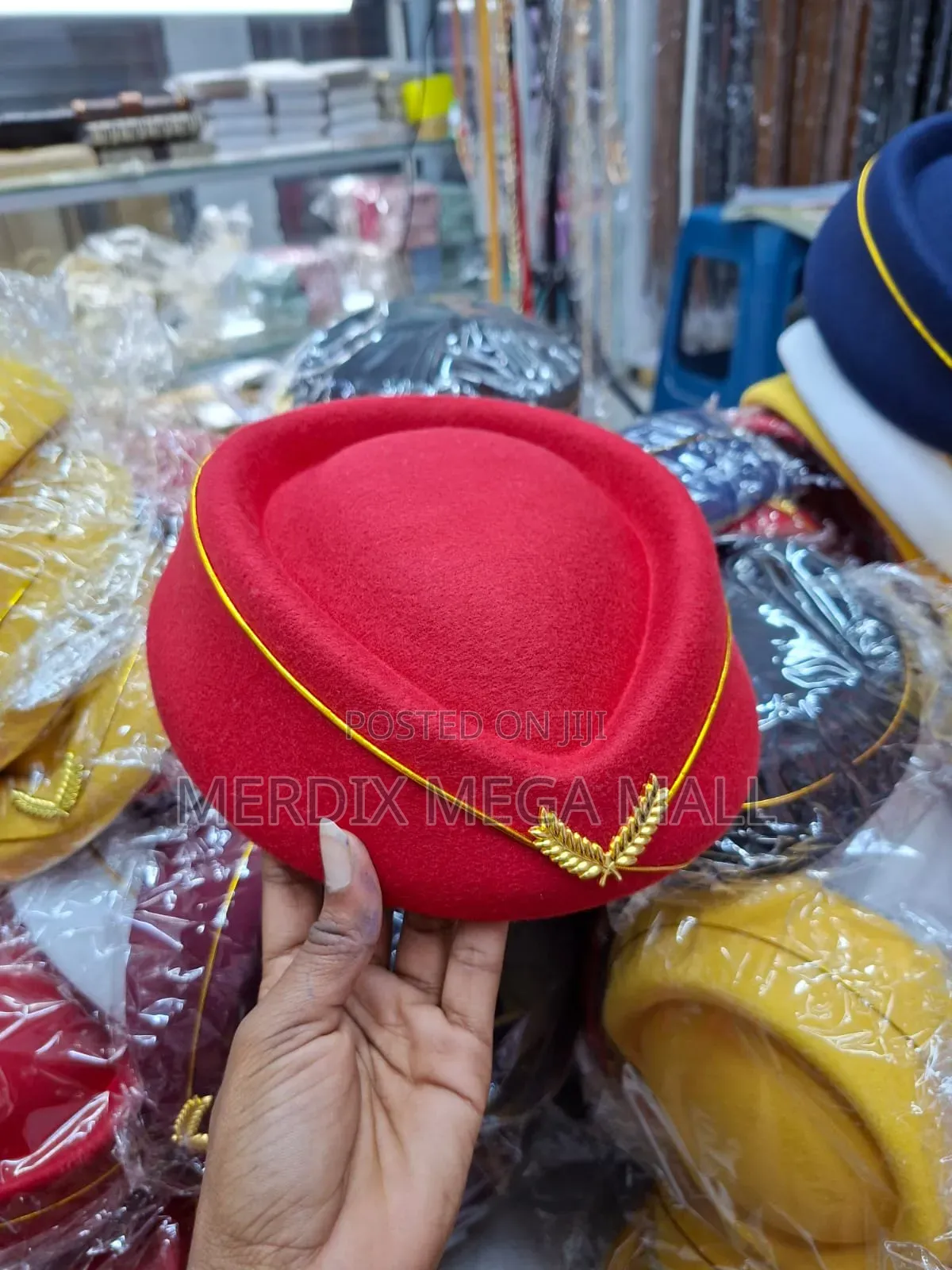 Stewardess,Air Hostess Hat,red Hostess