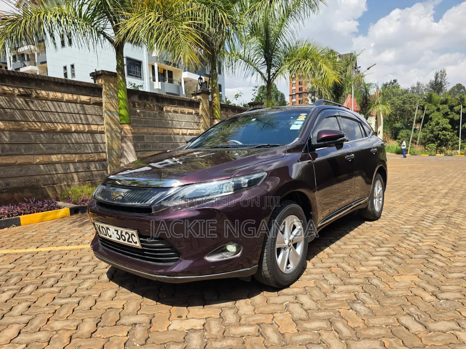 Toyota Harrier 2014 Maroon