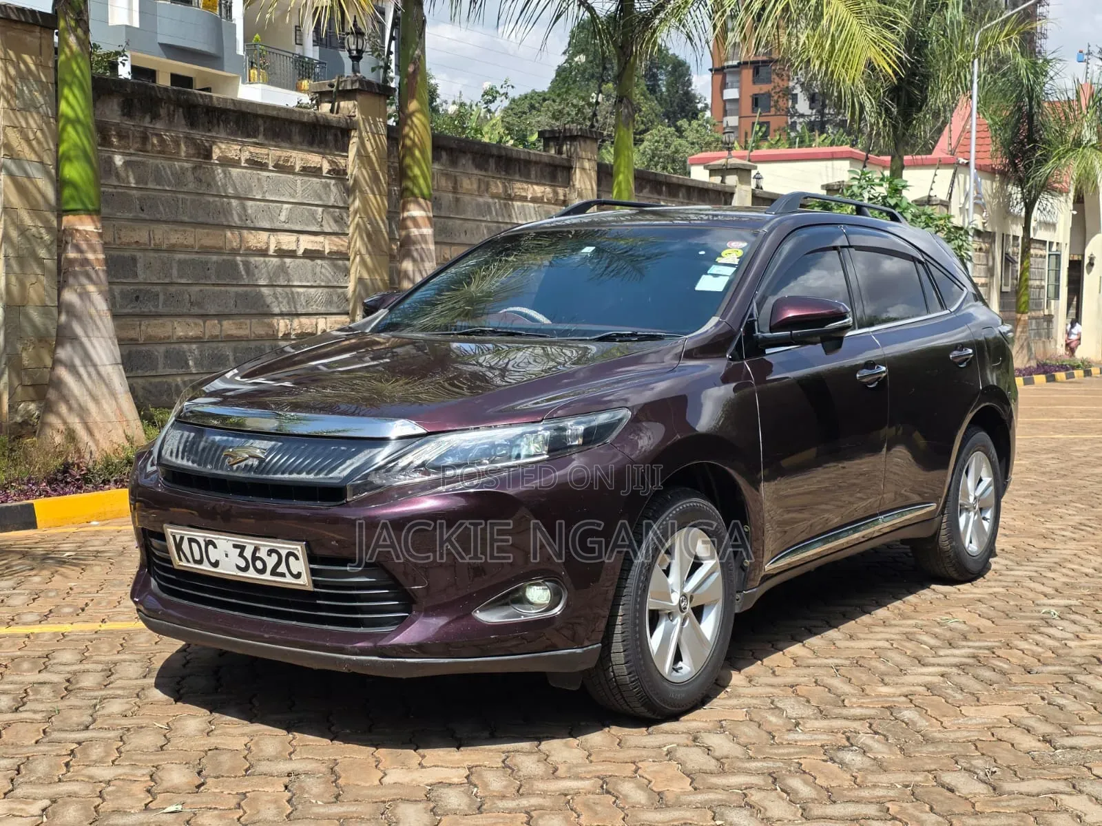 Toyota Harrier 2014 Maroon