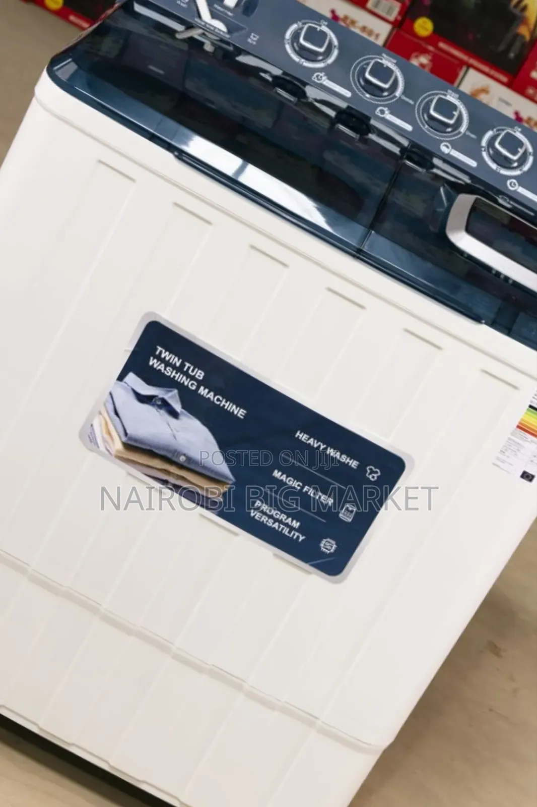 12kgs Euroken Twin Tub Washing Machine
