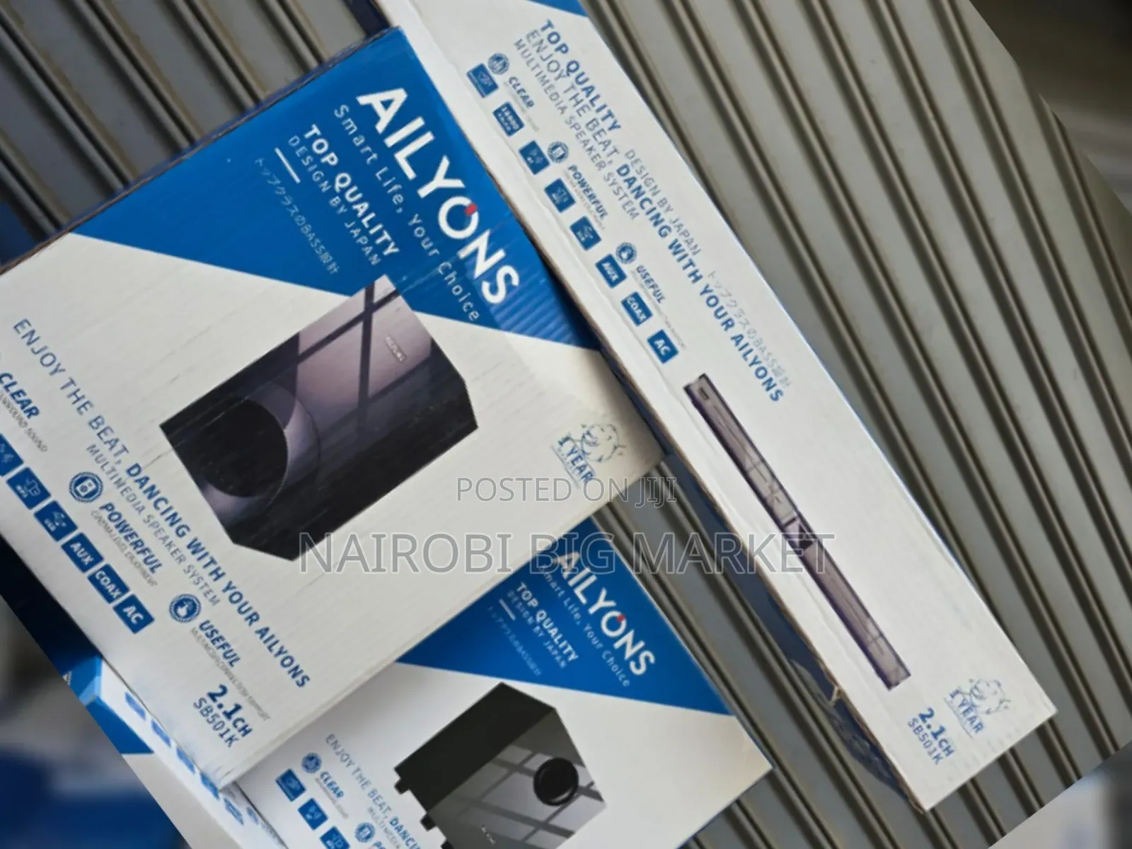 2.1ch Ailyons Sb501k Soundbar Multimedia Speaker System