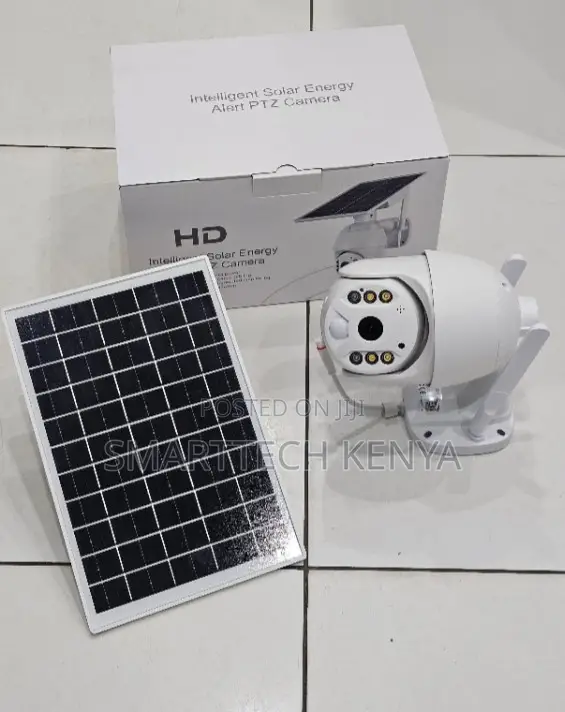 4mp Ubox Intelligent Solar PTZ 4g Camera 360° PTZ Auto-Tracking