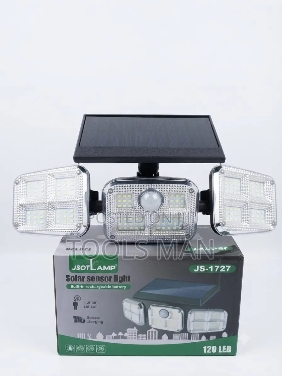JSOTLAMP 120 LED Solar Motion Sensor Light.