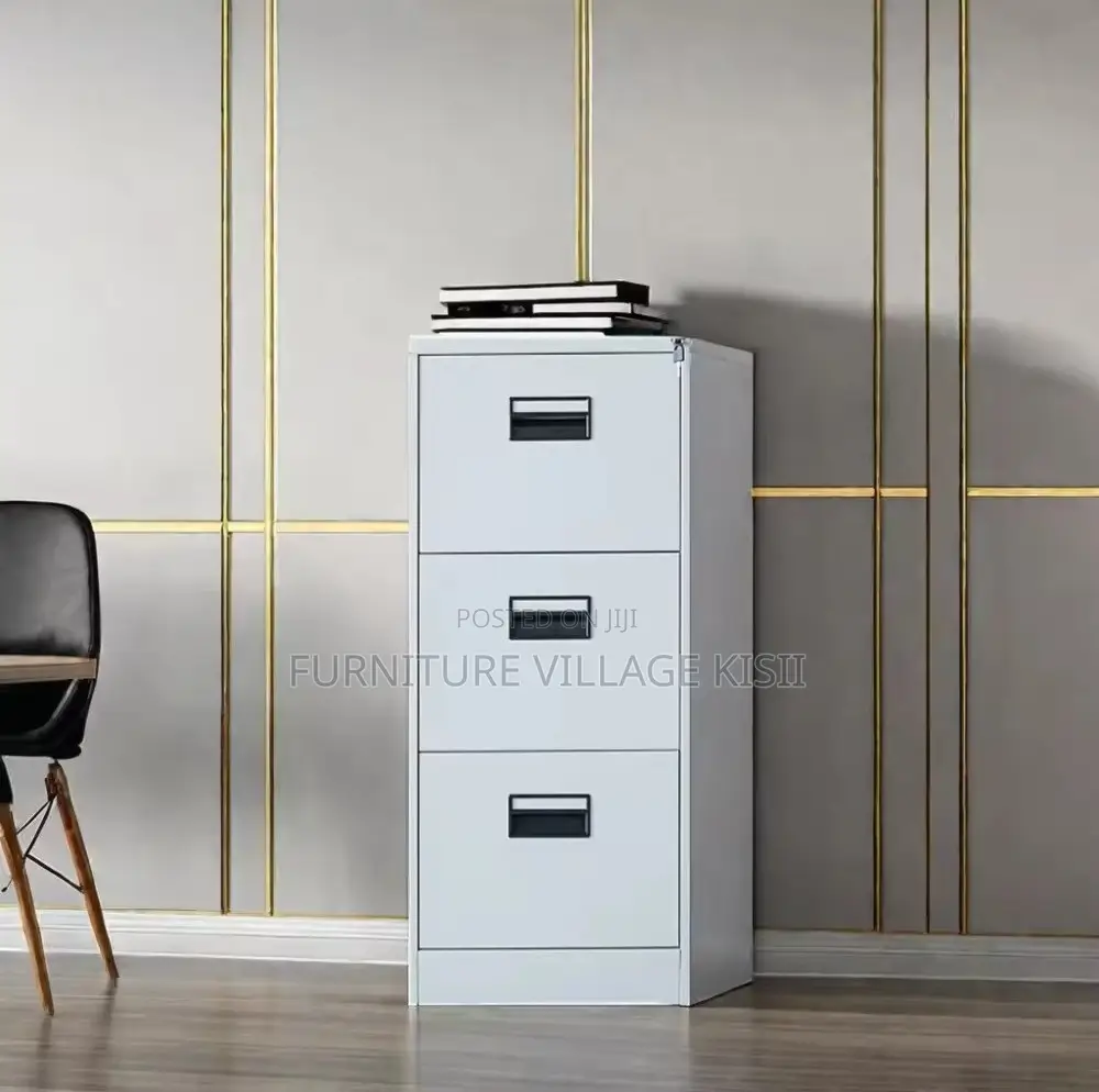 Office Cabinet; 3-Drawer Office Storage Cabinet