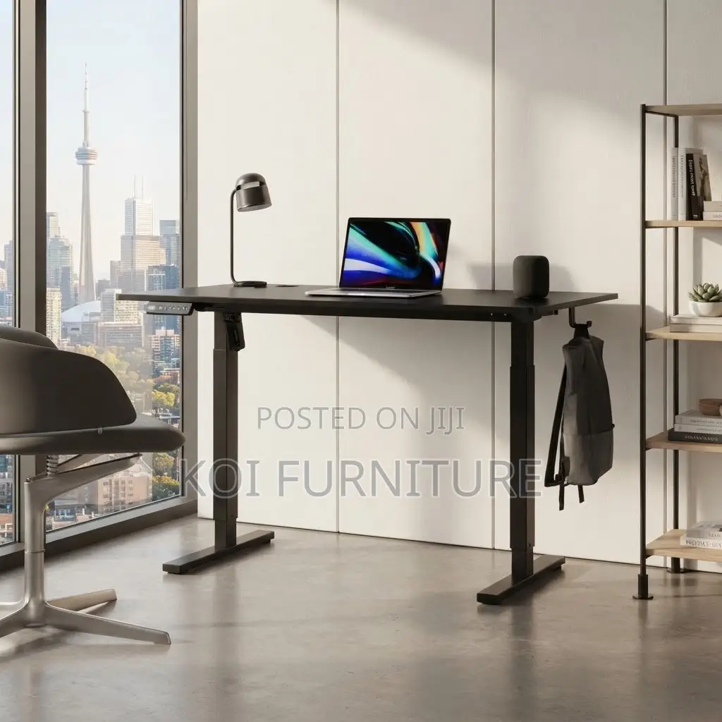 Office Desk; 1200mm Electric Coperation Adjustable Standing High Desk