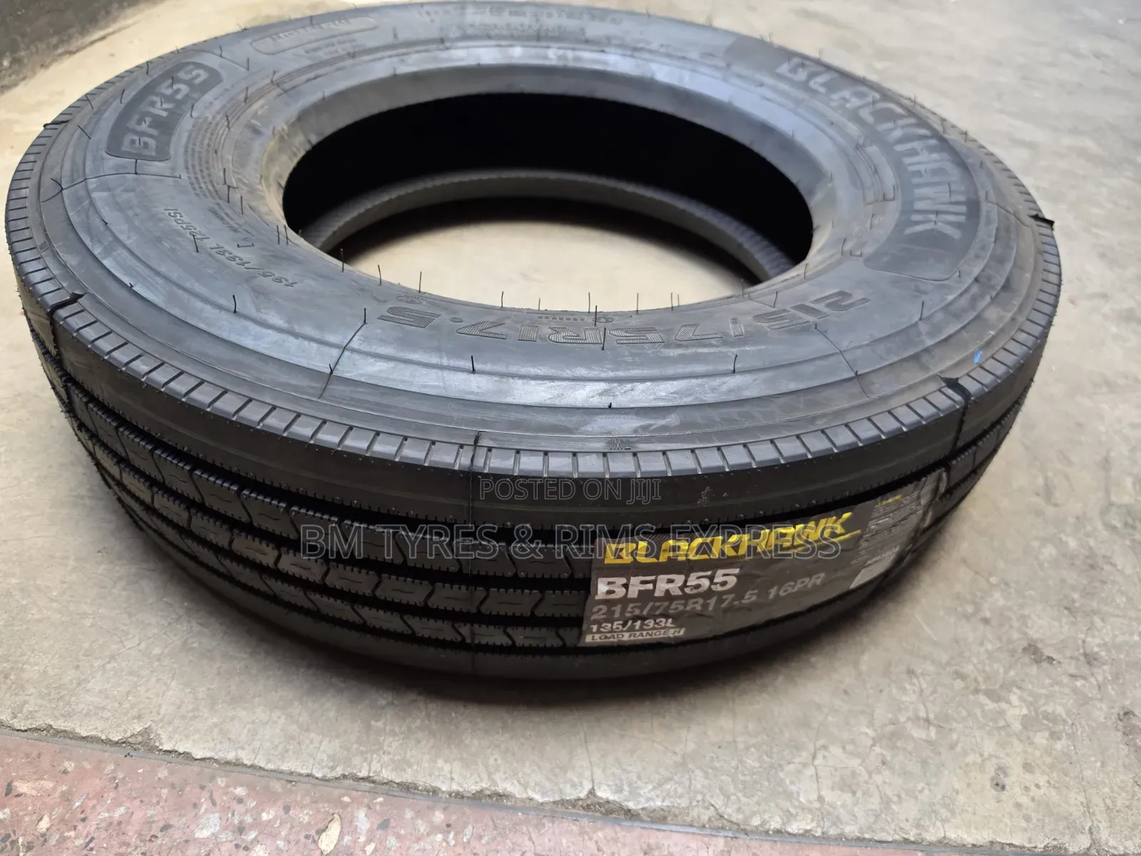 215 /75 R17. 5 BLACKHAWK TIRES (Commercial)