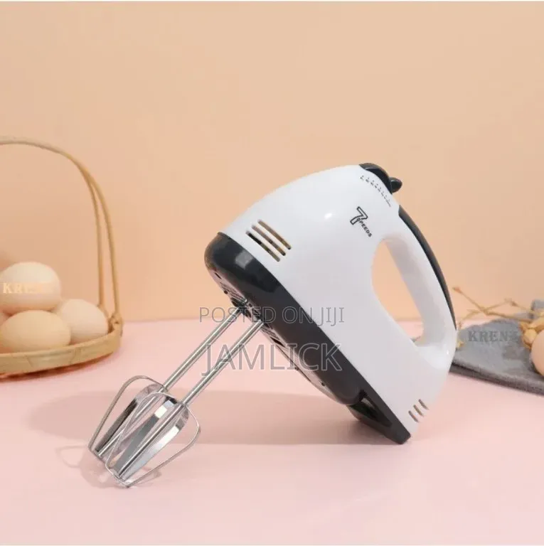 7-Speed Electric Hand Mixer With Detachable Beaters — Hk