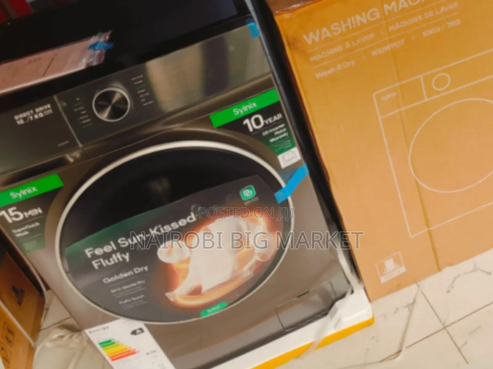Syinix 10/7kgs Wash and Dry Washing Machine