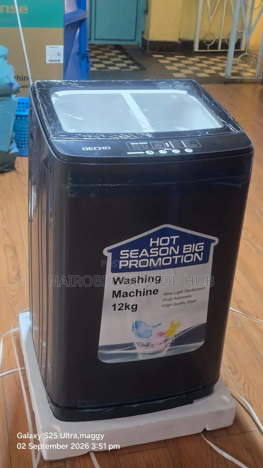 Decho 12kg Fully Automatic Washing Machine