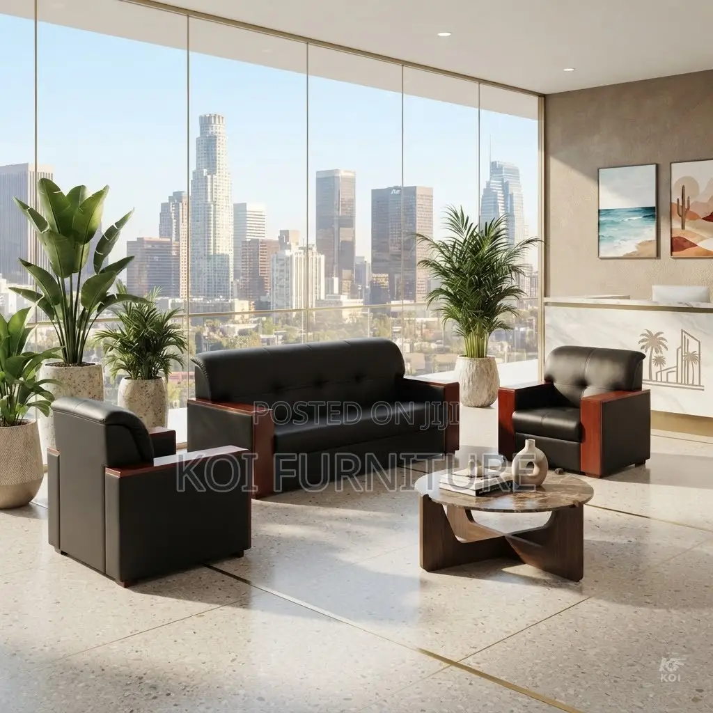 Office Sofa; Five Seaters Executive Staff Meeting High Sofa Set