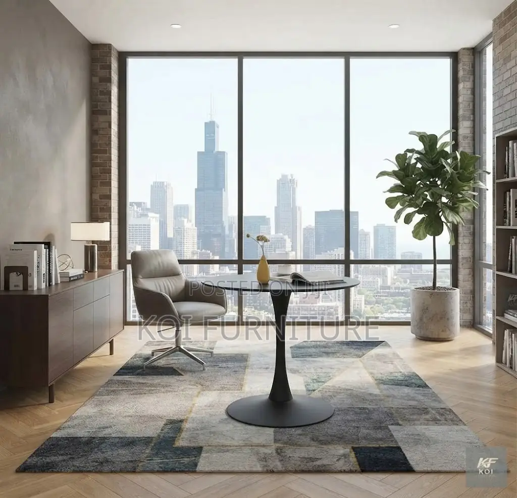 Coffee Table; Round Marble Home Office Tulip Coffee Tables