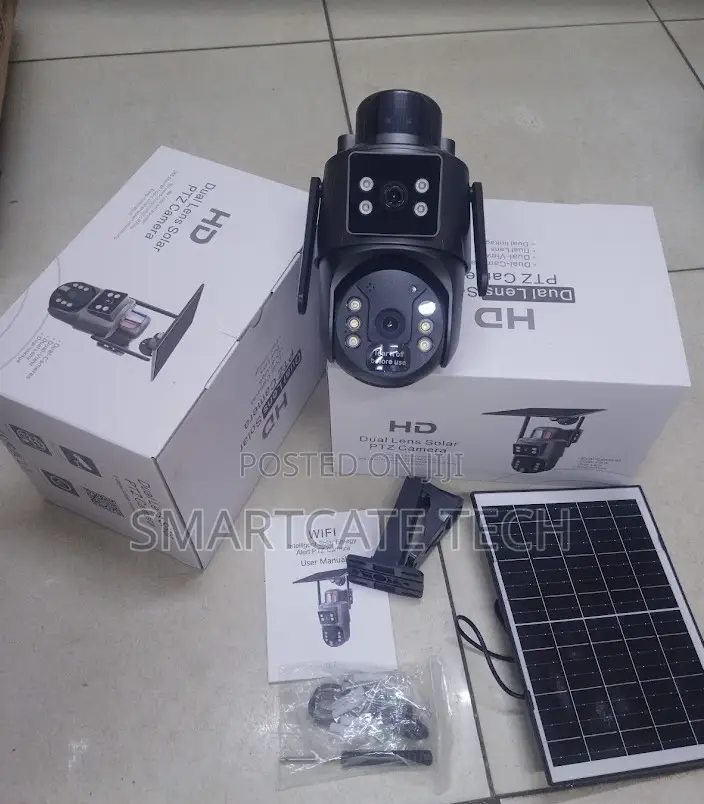 4G Dual Lens 4MP Solar Surveillance Camera for Home & Business