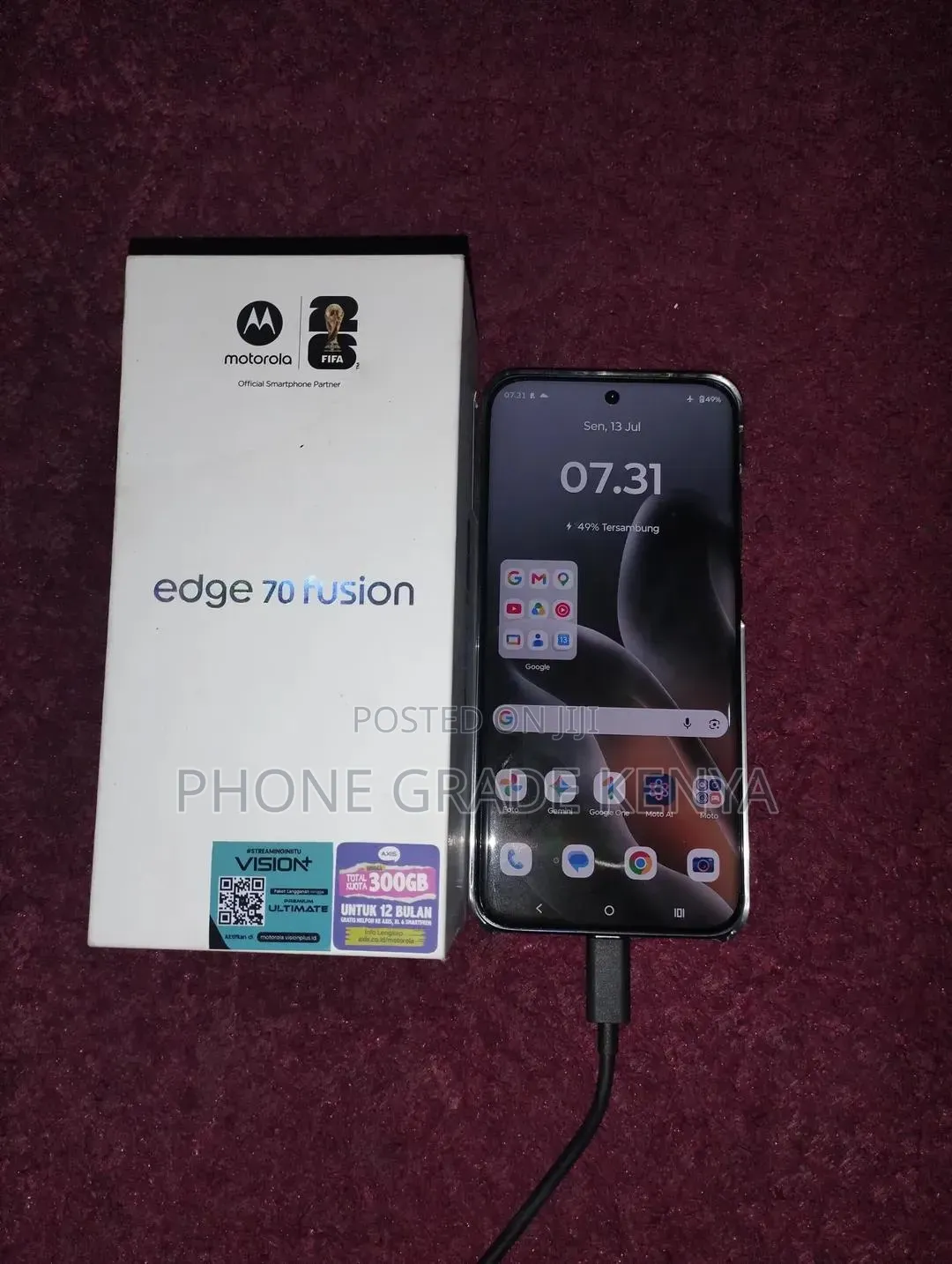 New Motorola Edge 70 Fusion 256 GB Black