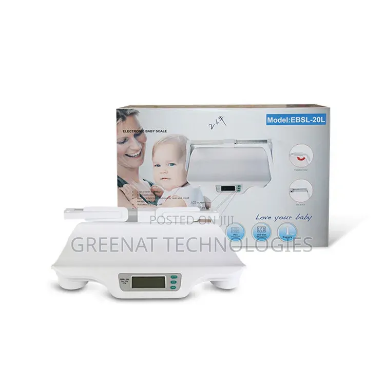 Electronic Baby Scale Model EBSL 20L 20Kg Height Meter and LCD