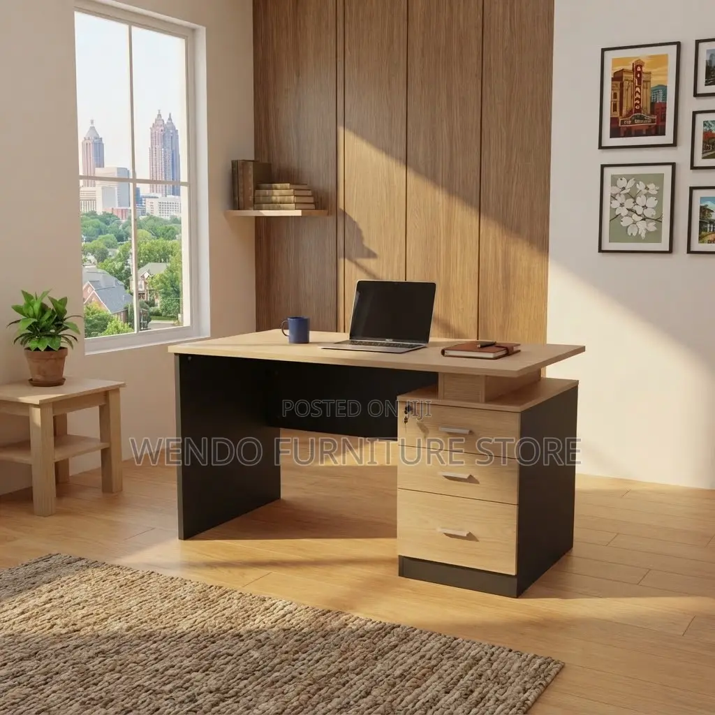 Office Desks; Brown 120CM Executive Study Desks