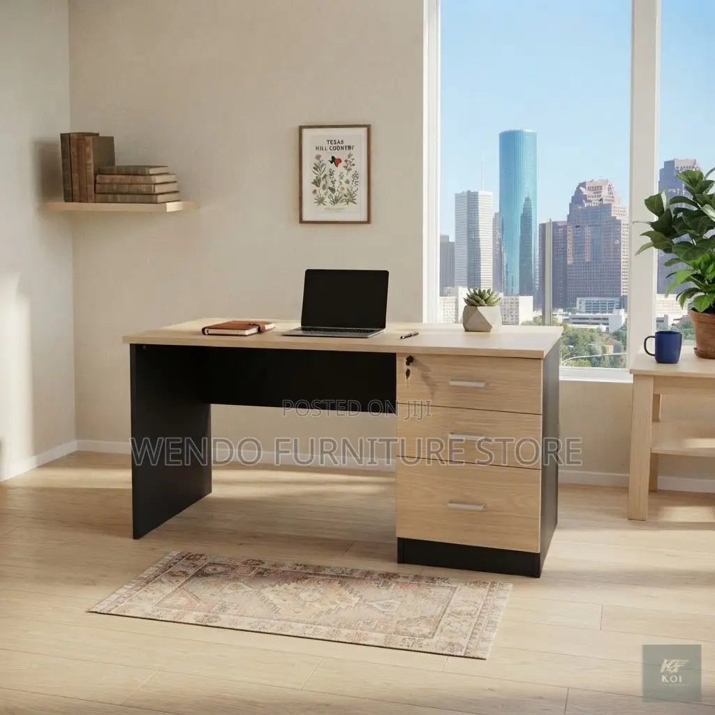 Office Desks; Brown 120CM Executive Study Desks