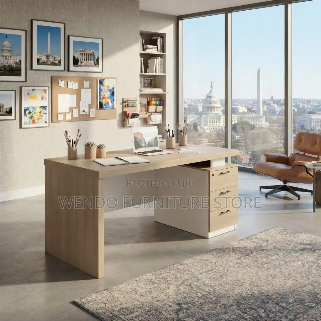 Office Desks; Brown 120CM Executive Study Desks