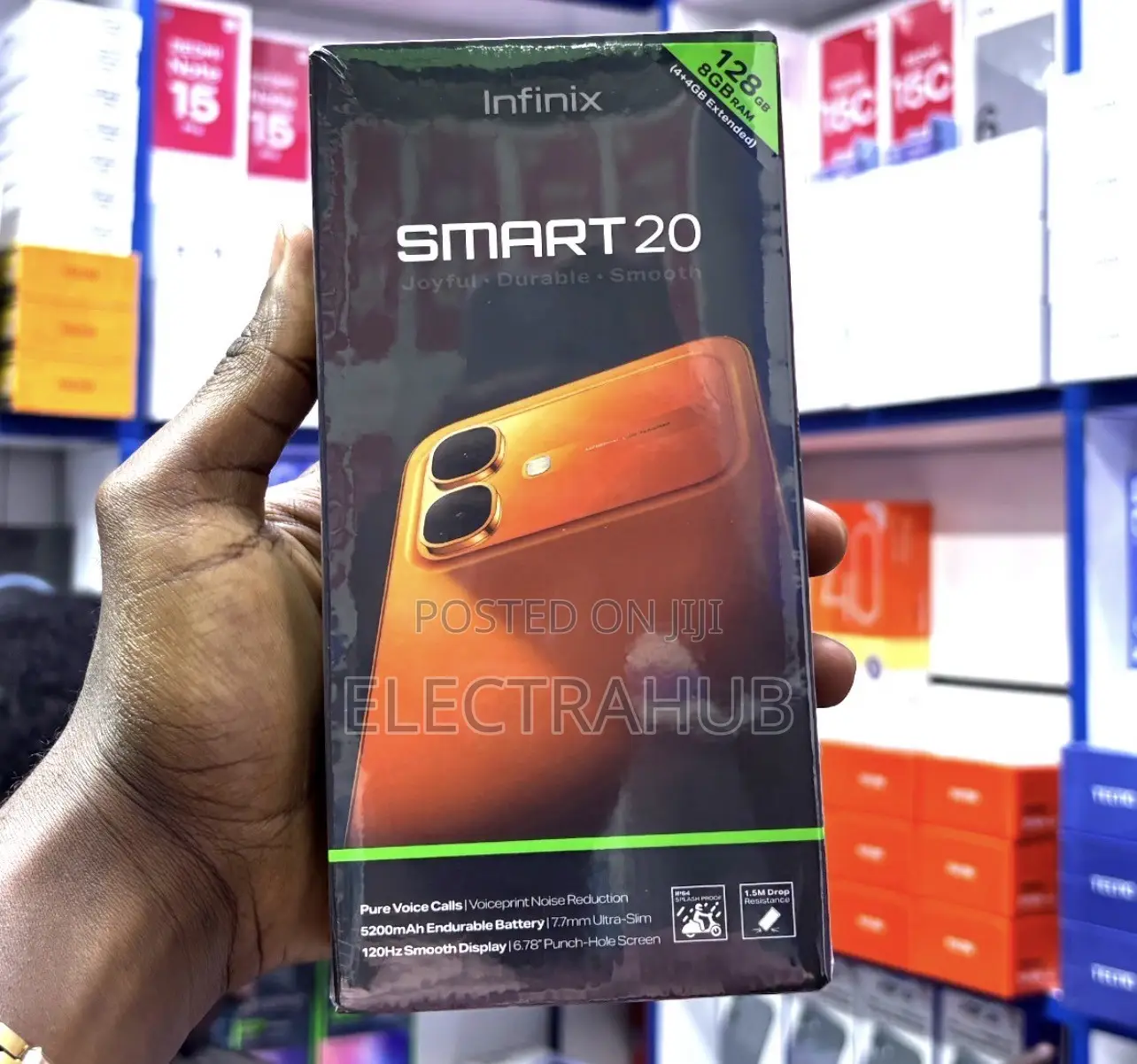 New Infinix Smart 20 128 GB Black