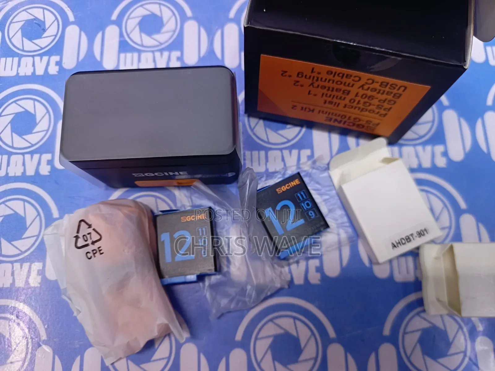 Go Pro 2 Battery and Charger Combo:Fits Hero 9,10,11 and 12
