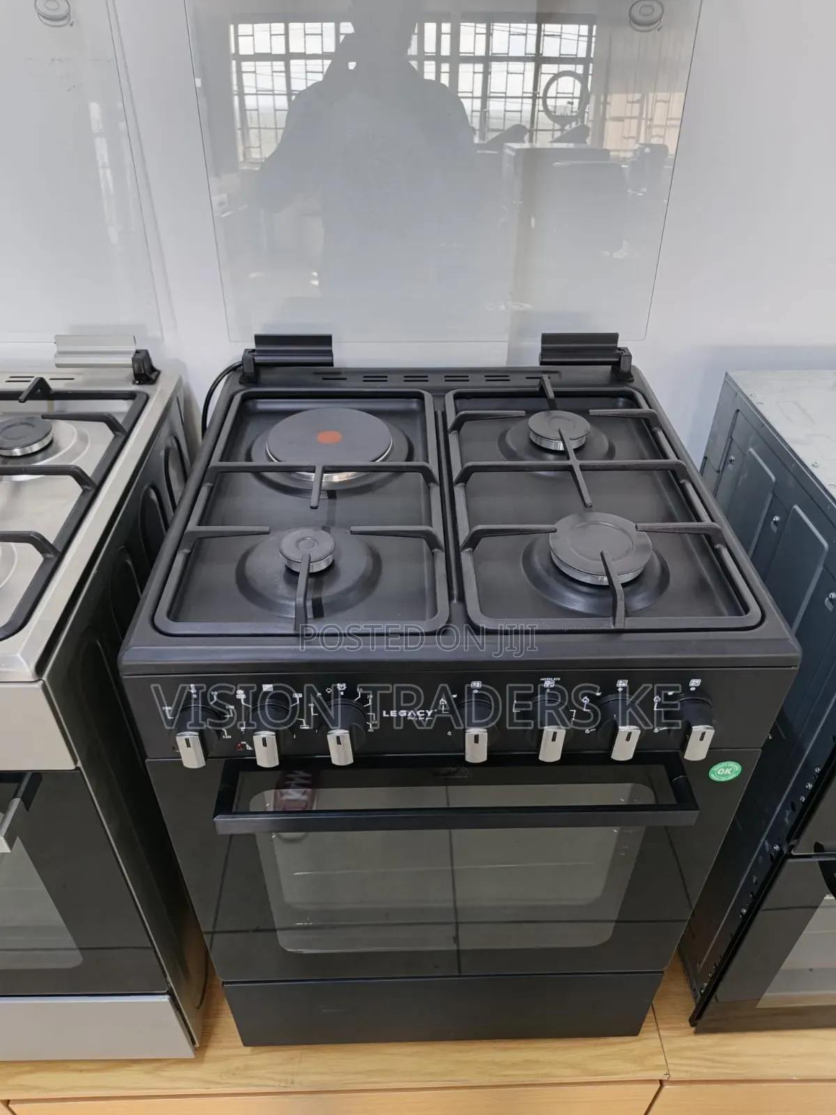 Legacy 60*60Cm 3+1 With Jet Valve& Turbo Fan Electric Oven Food Warmer
