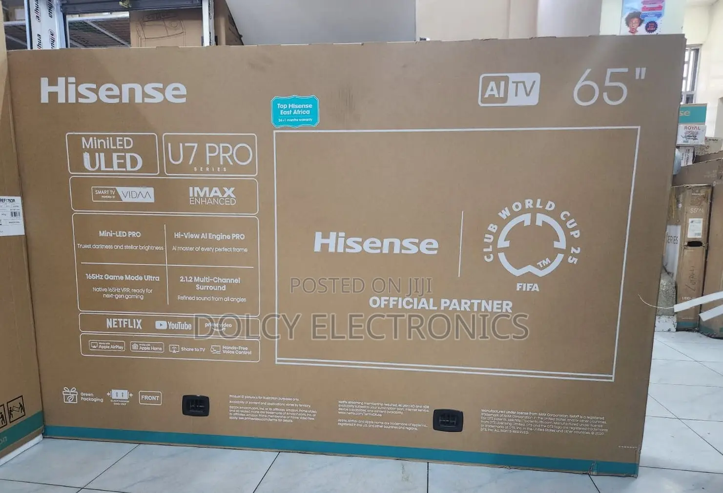 Hisense 65 U7 Pro MiniLed AI