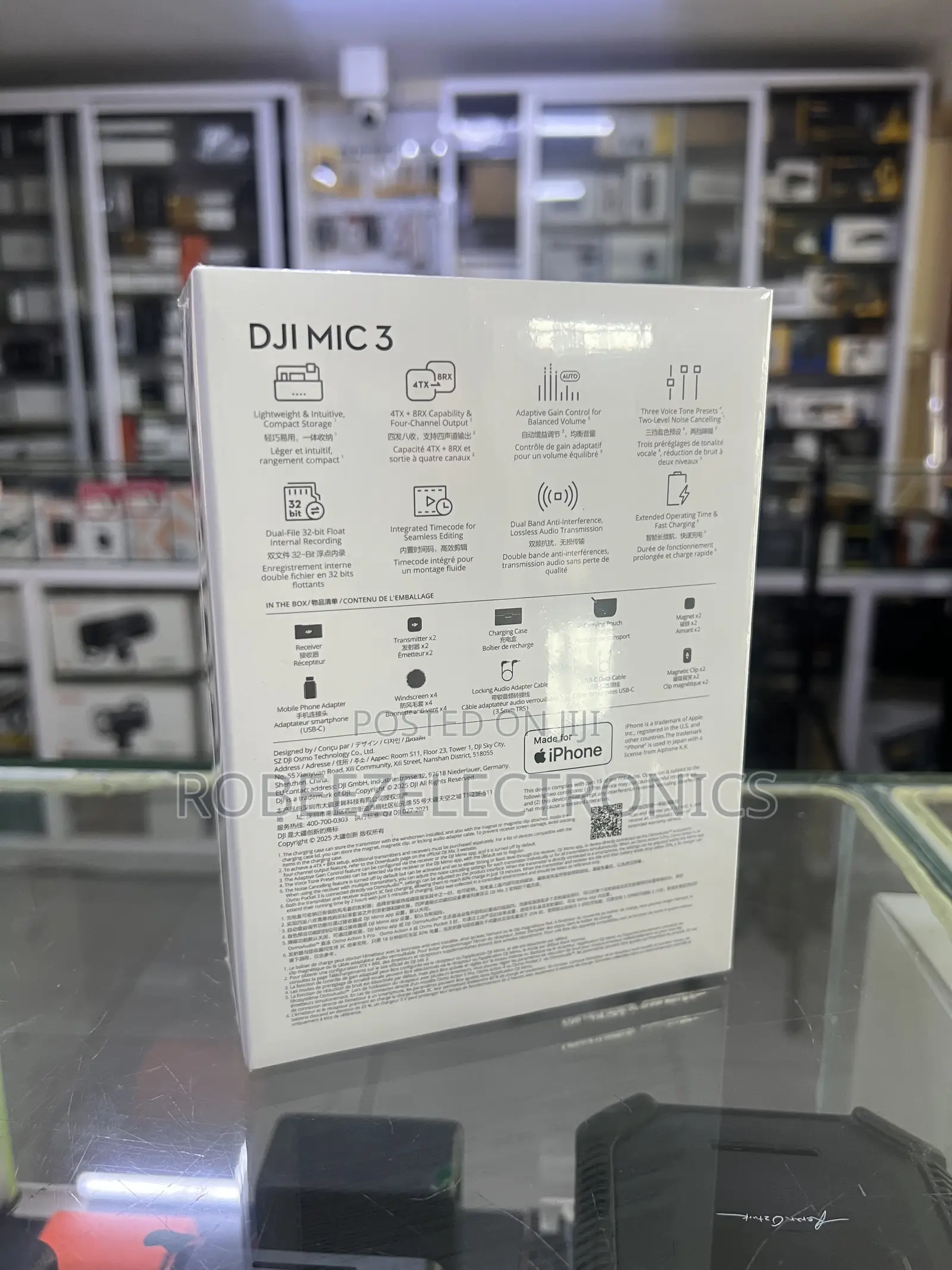 DJI Mic 3 2-Person Wireless Microphone  for Camera and Smartphones