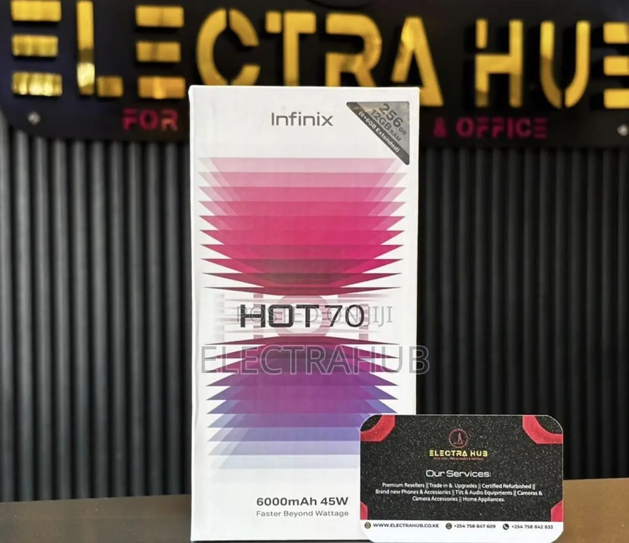 New Infinix Hot 70 256 GB Gray