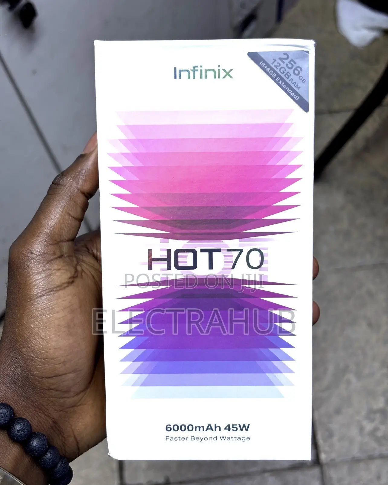 New Infinix Hot 70 256 GB Gray