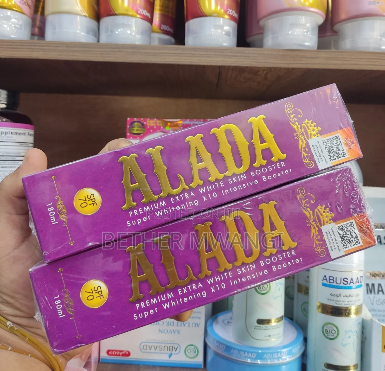Alada Premium Extra White Skin Booster Cream With SPF 70++ in Kenya