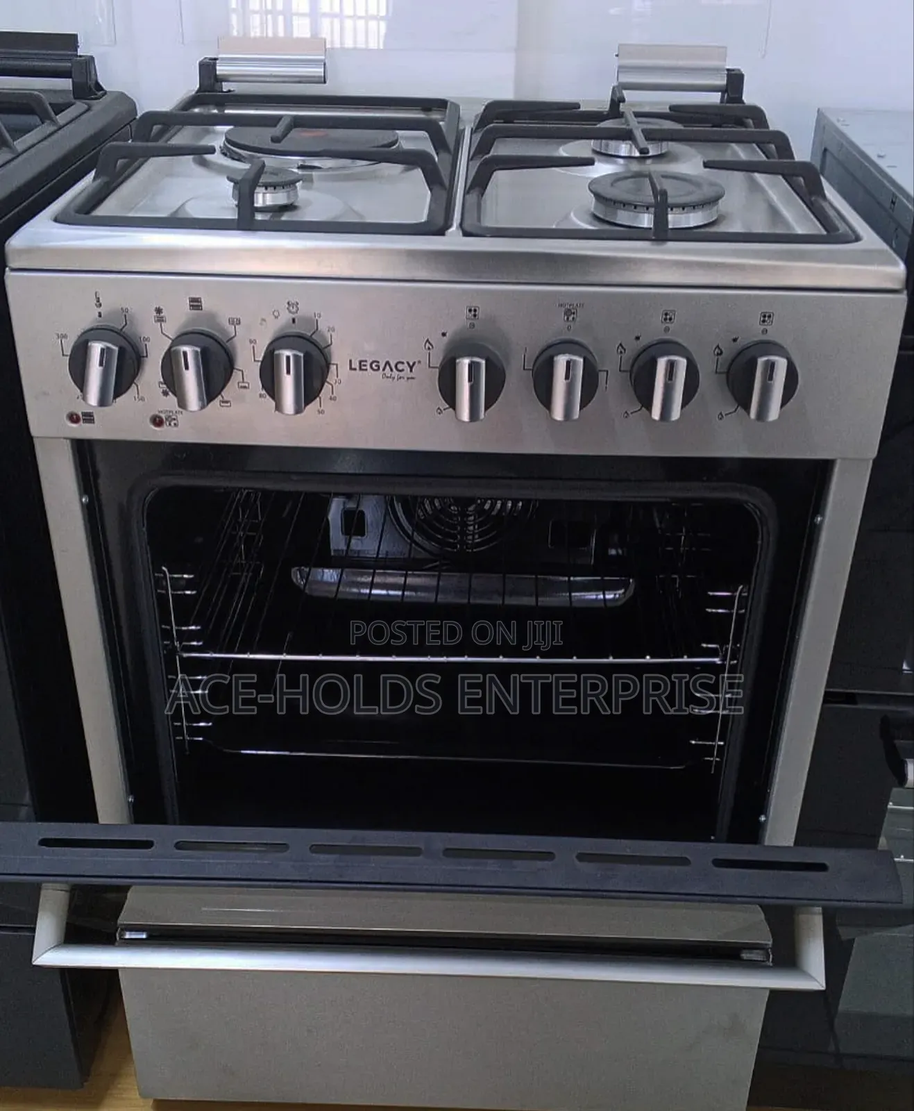 60*60 Legacy 3+1 - Heavy Cast Iron Grill, Jet Valve & Turbo Fan