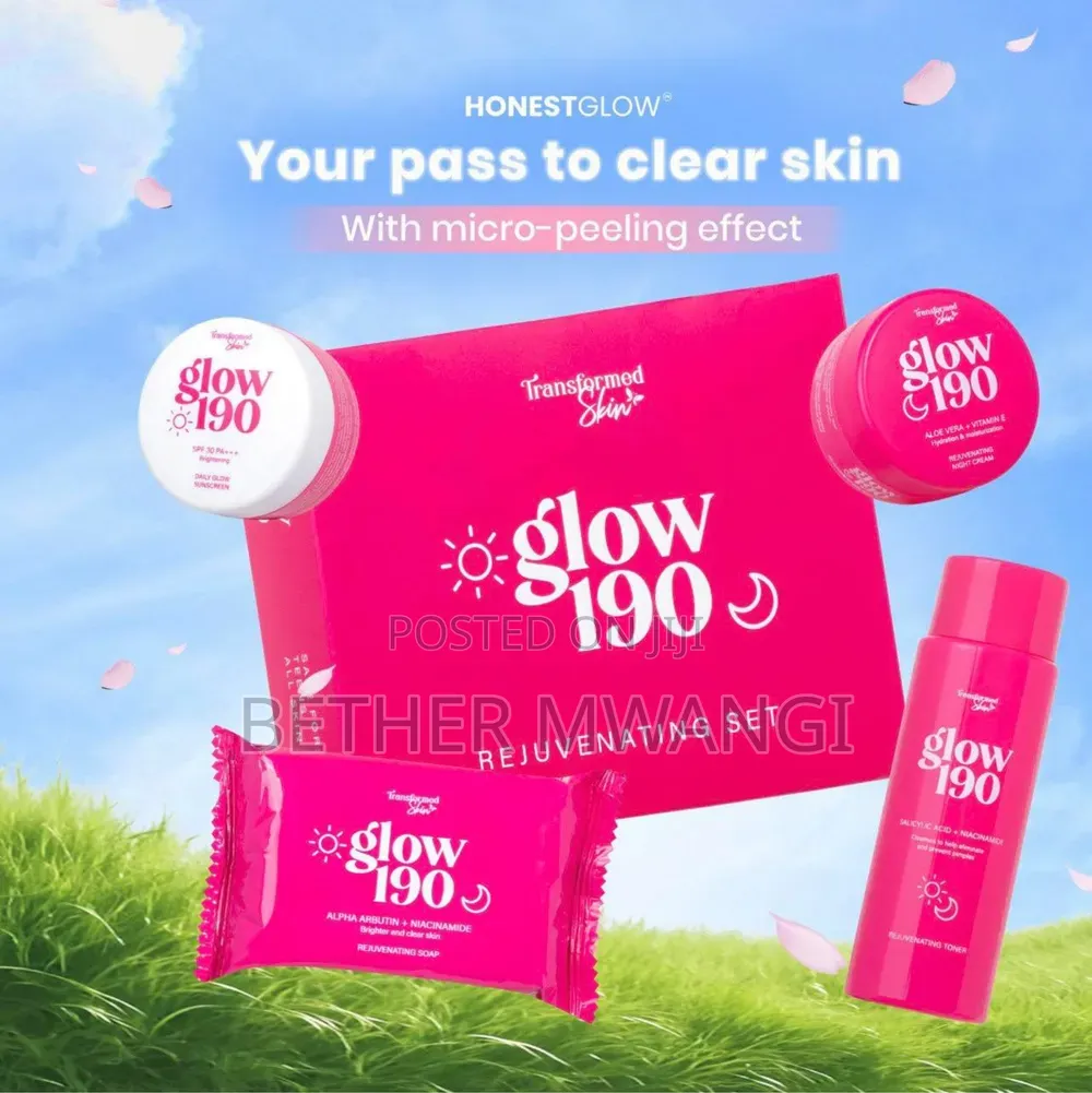 Transformed Skin - Glow 190 Rejuvenating Set in Kenya