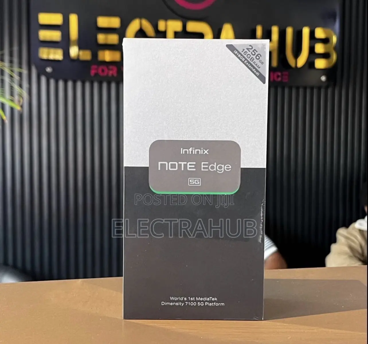 New Infinix Note Edge 256 GB Gray