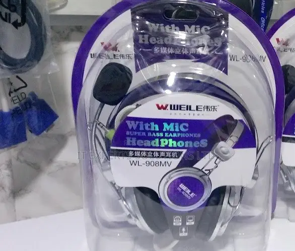 Wl-908mv Super Bass Headphones With a Microphone