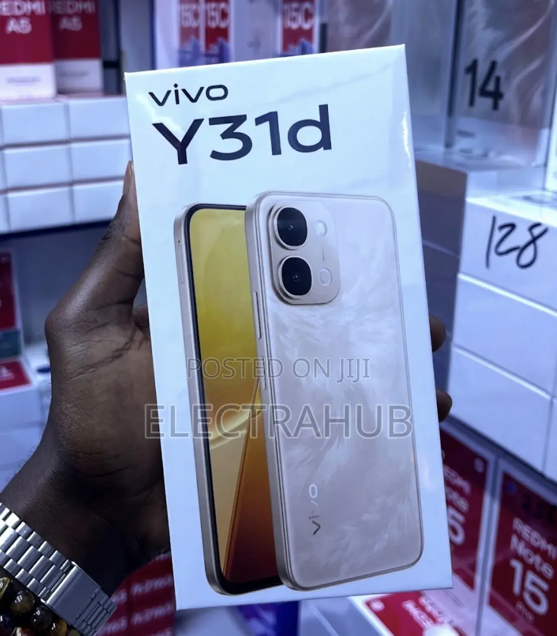 New Vivo Y31d 128 GB Black