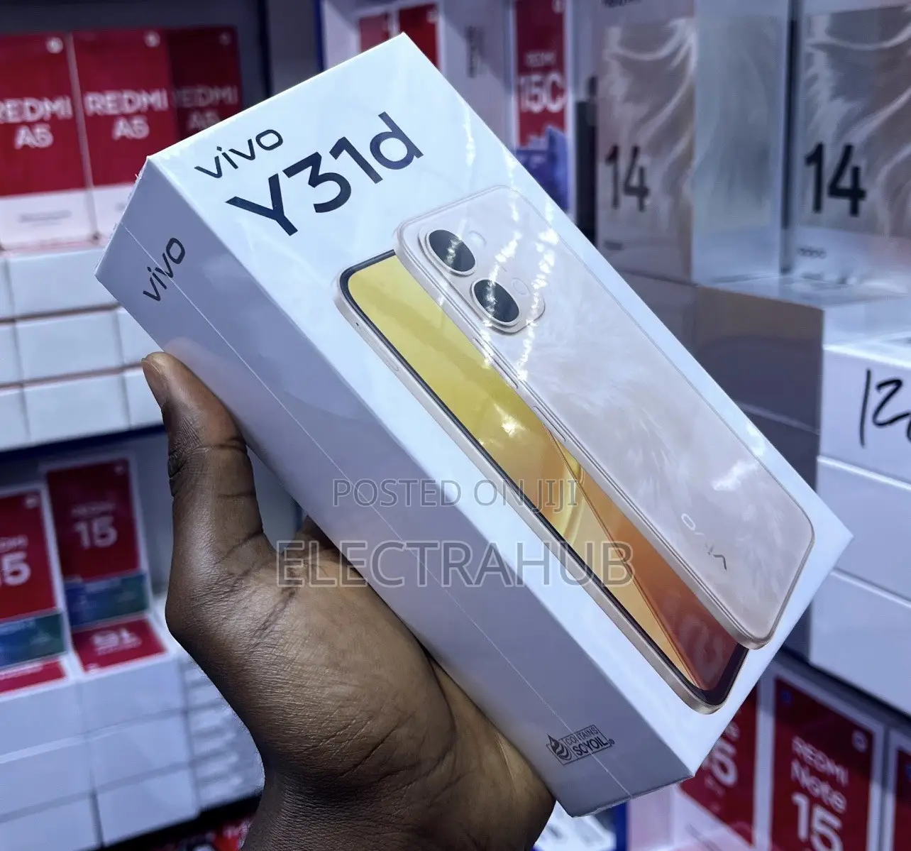 New Vivo Y31d 128 GB Black