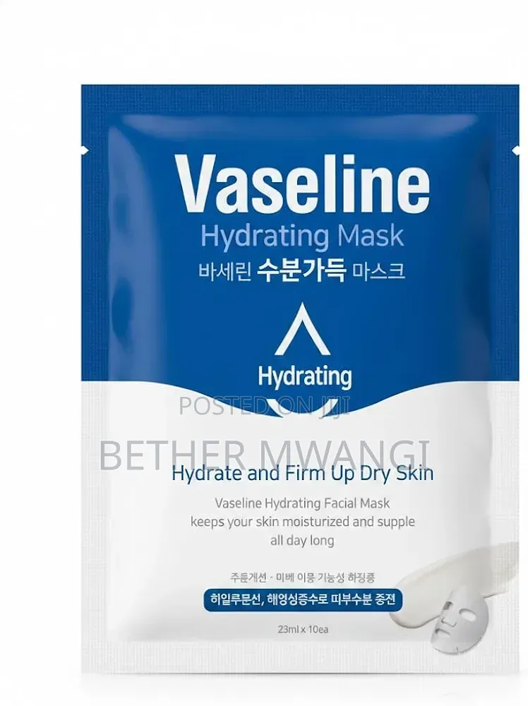 Vaseline Hydrating and Firming Face Mask( 10 Masks) in Kenya