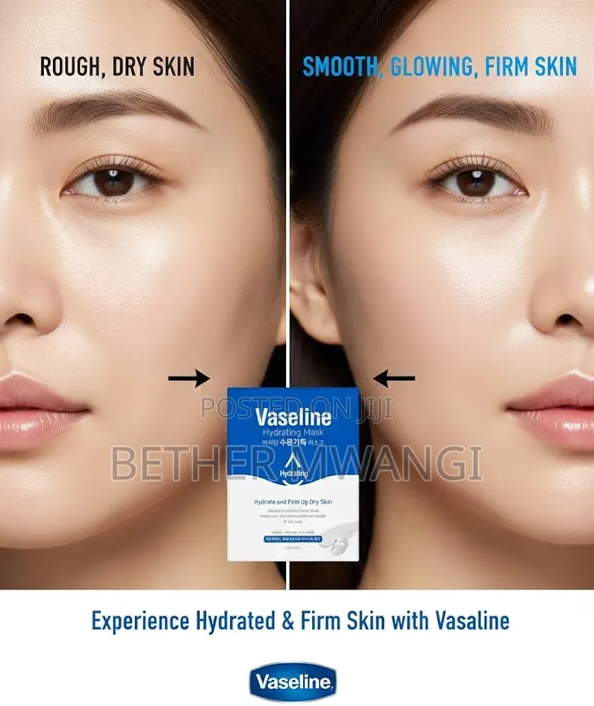 Vaseline Hydrating and Firming Face Mask( 10 Masks) in Kenya