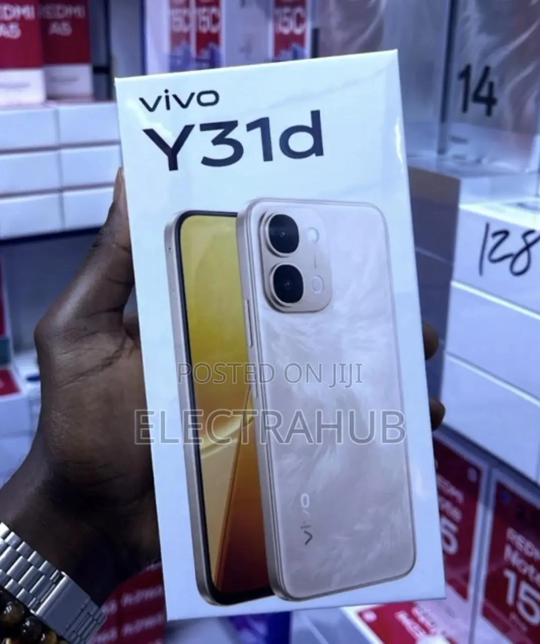 New Vivo Y31d 128 GB Black