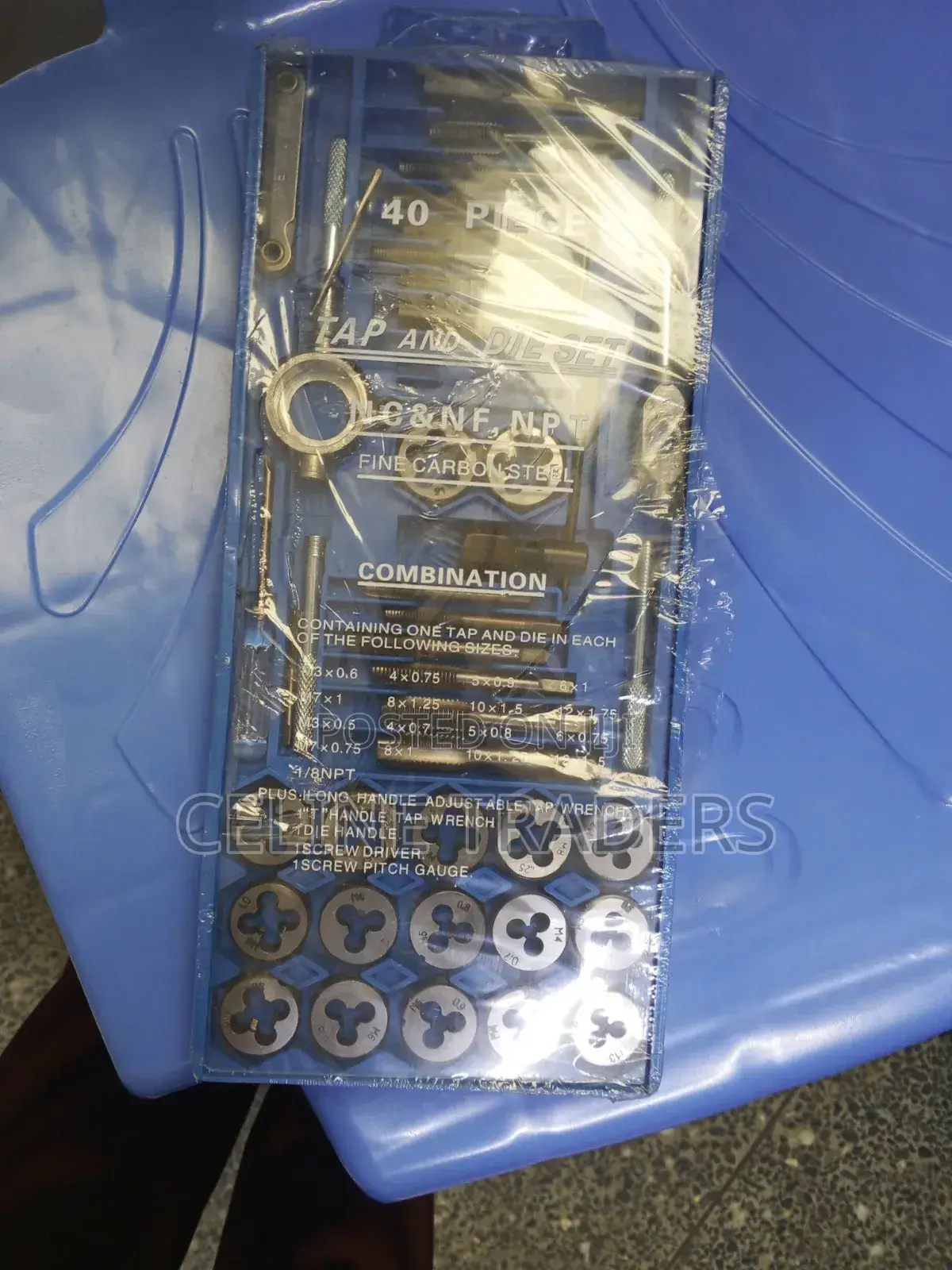 40PCS Metal Threading Tool Set – Taps & Dies