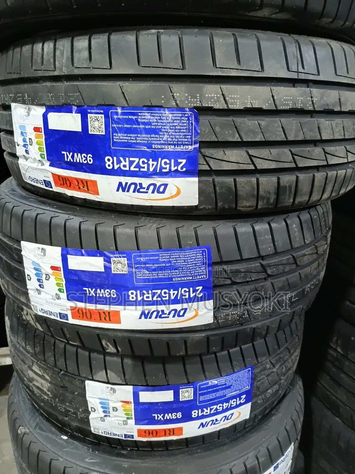 Tyre 215/45zr18 Durun