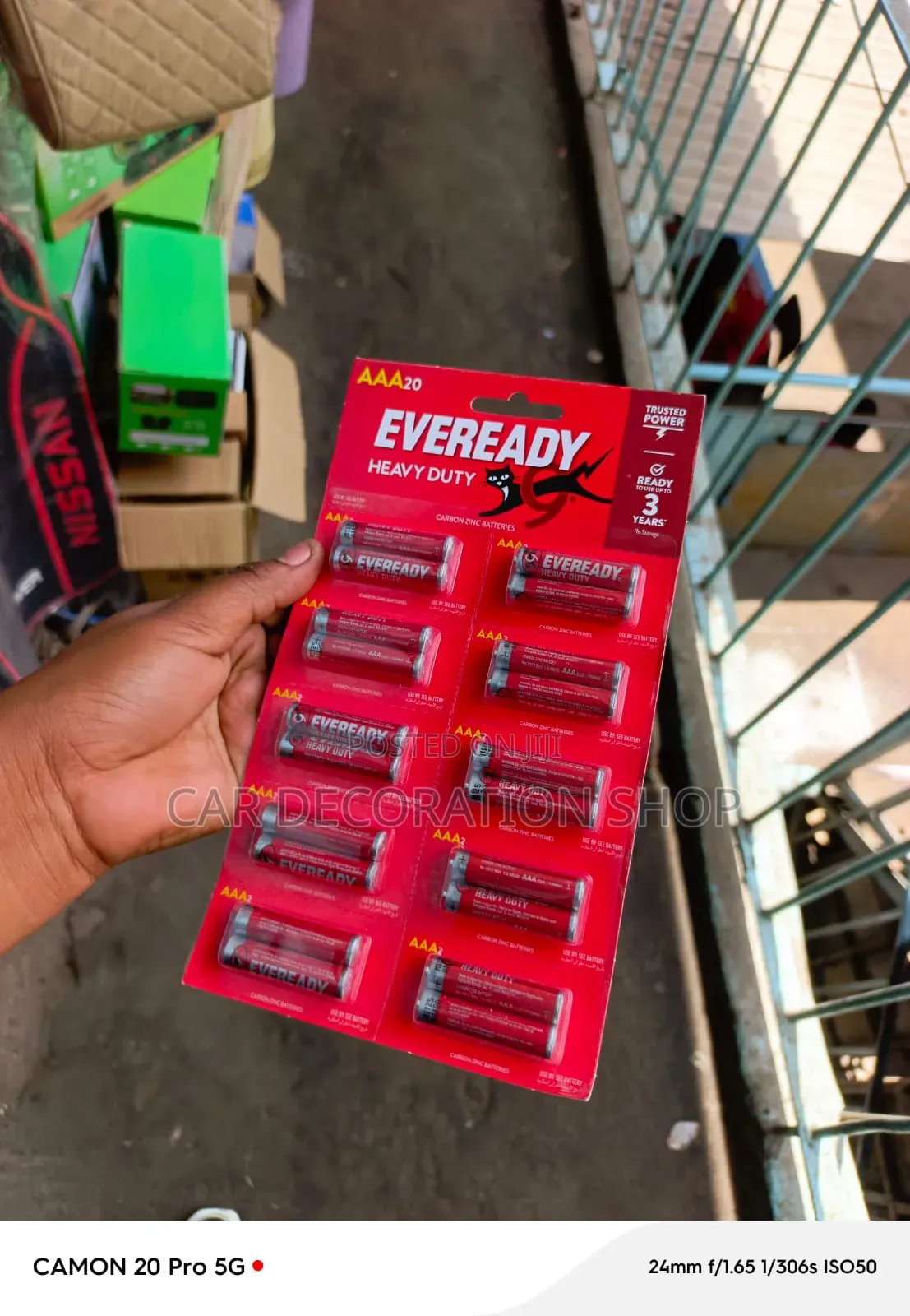 10pairs AAA Eveready Super Heavy Duty Carbon Zinc Batteries