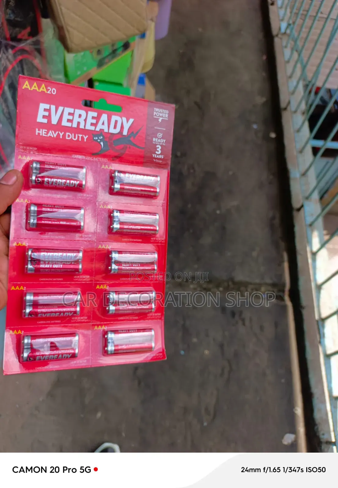 20_pack Strip Eveready AAA Batteries for Small Electronic Remotes,toys