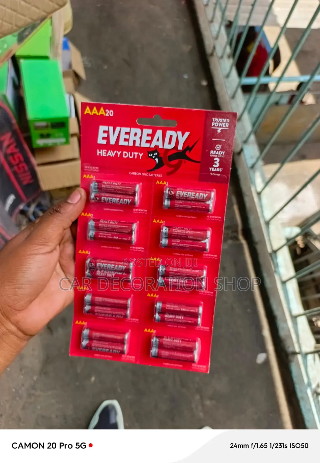 10pairs AAA Eveready Batteries for Low-Medium Drain Household Devices